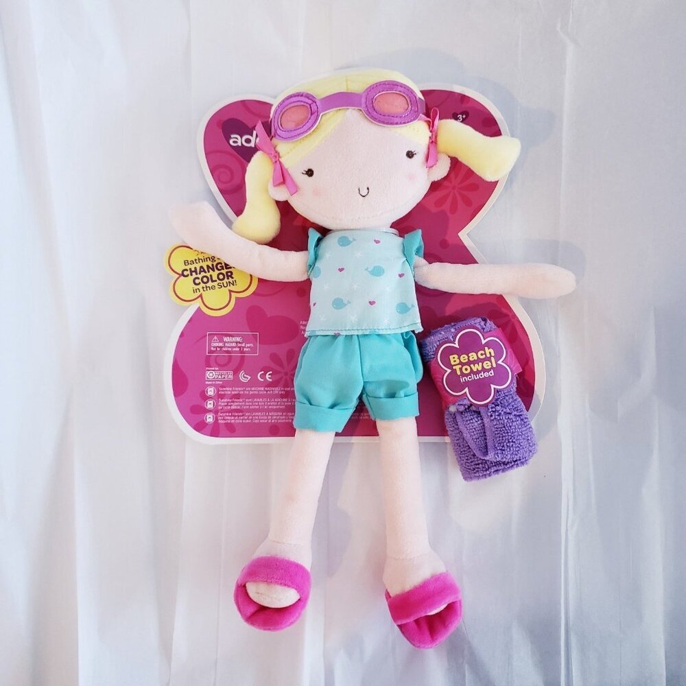Adora plush Sunshine Friends Doll changes with Sunlight ages 3+ Summer (Blonde)
